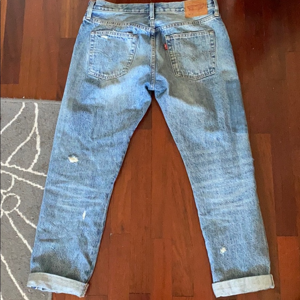 Levi’s patchwork jeans. - Picture 2 of 4
